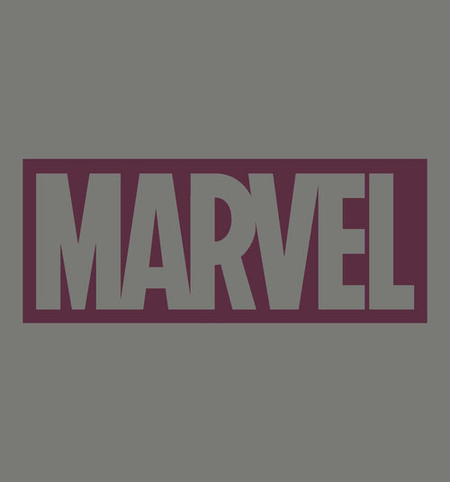 Marvel Block Grey/Maroon Raglan