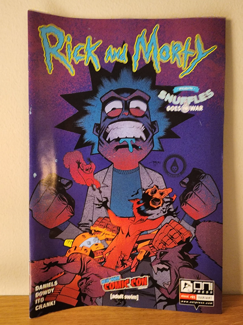 Rick and Morty Snuffles Goes to War #1 NYCC Variant Cover