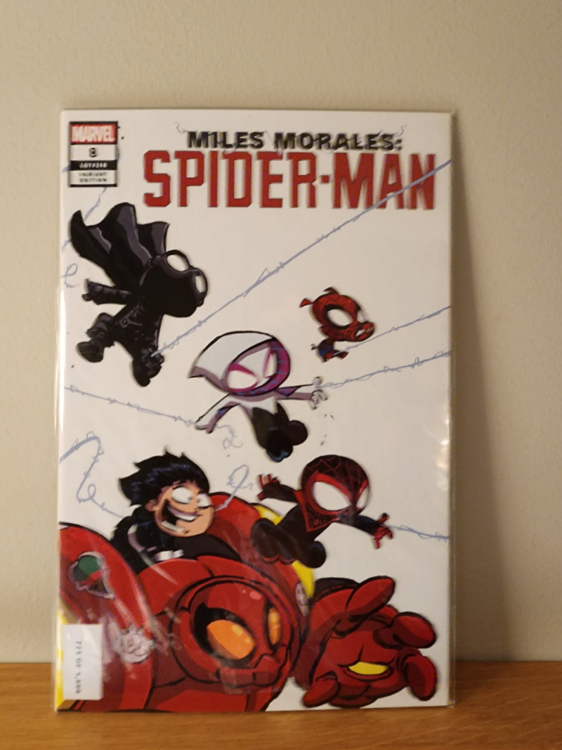Miles Morales Spider-Man #8 SDCC Skottie Young Variant Cover