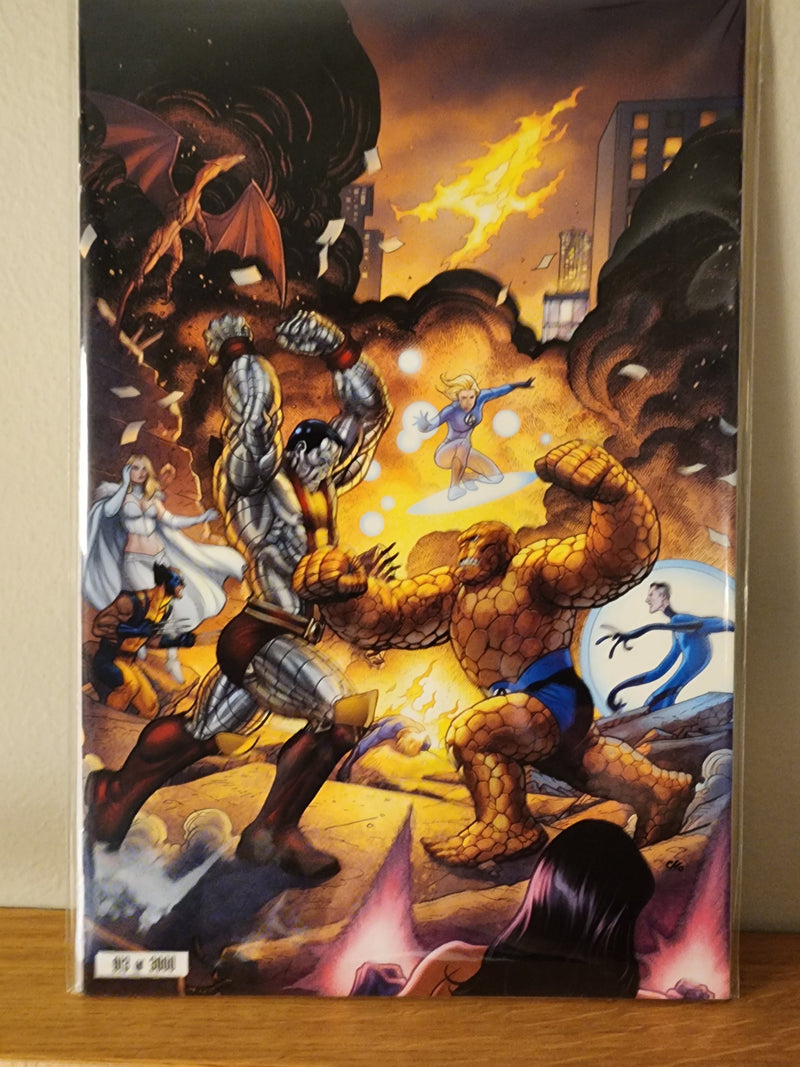 X-Men/Fantastic Four #1 Glow in the Dark Variant Cover