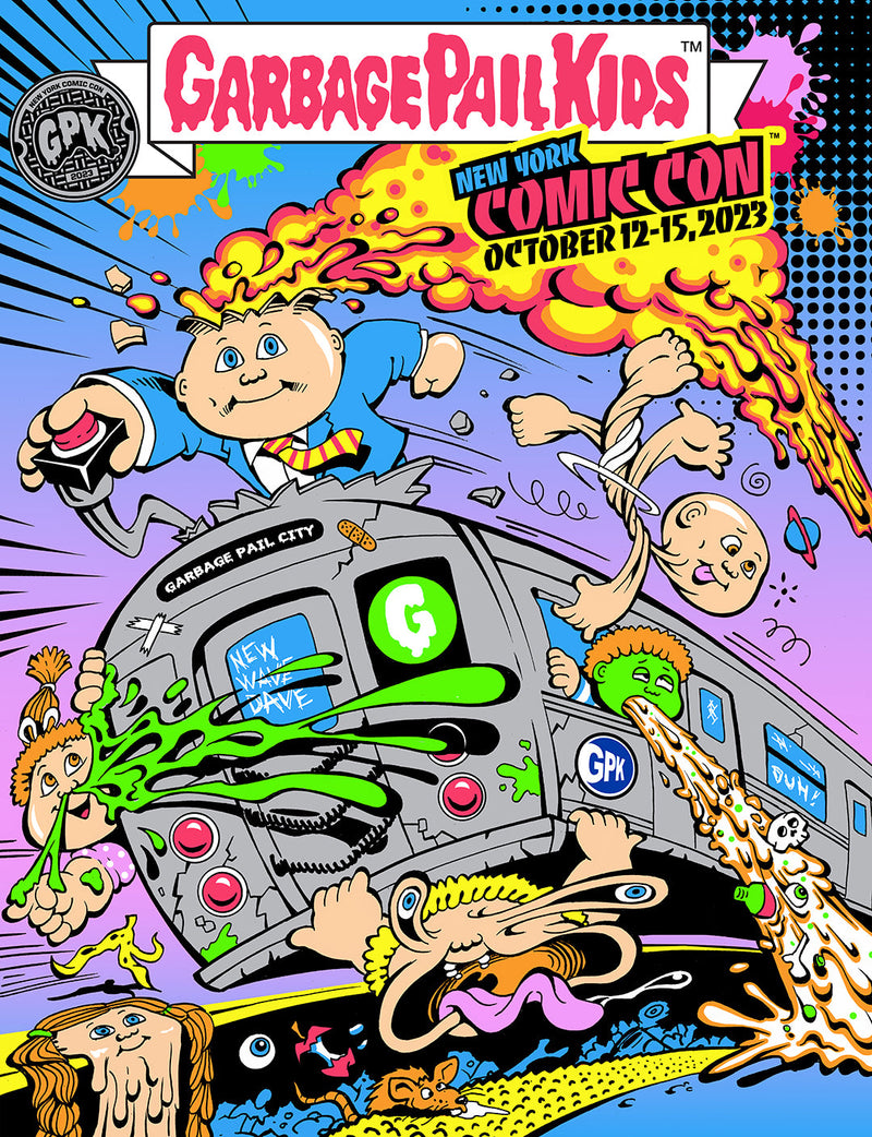 NYCC 2023 Connection Garbage Pail Kids Poster (Left)