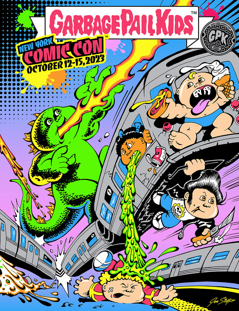 NYCC 2023 Connection Garbage Pail Kids Poster (Right)