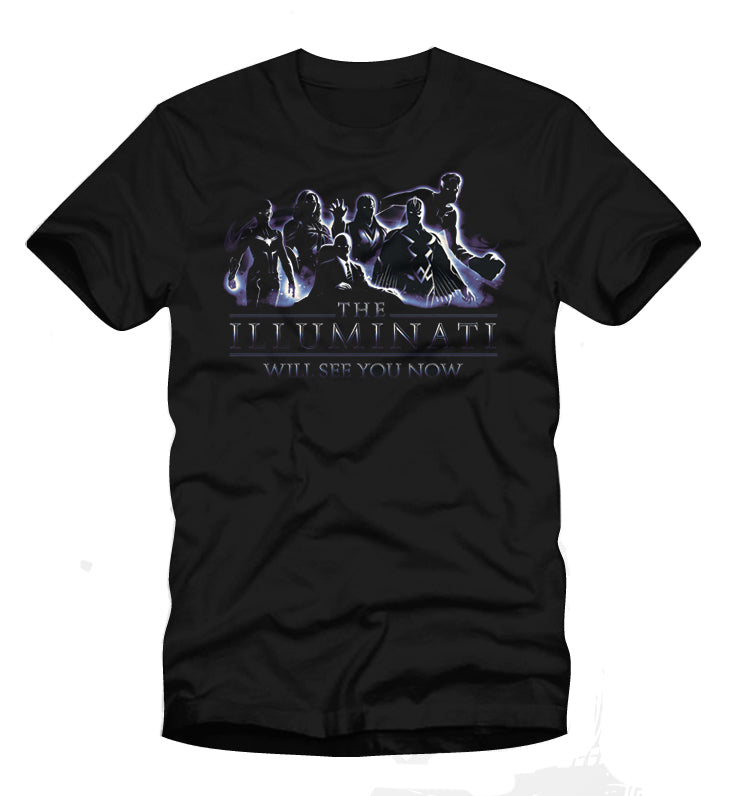 THE ILLUMINATI WILL SEE YOU NOW T-SHIRT