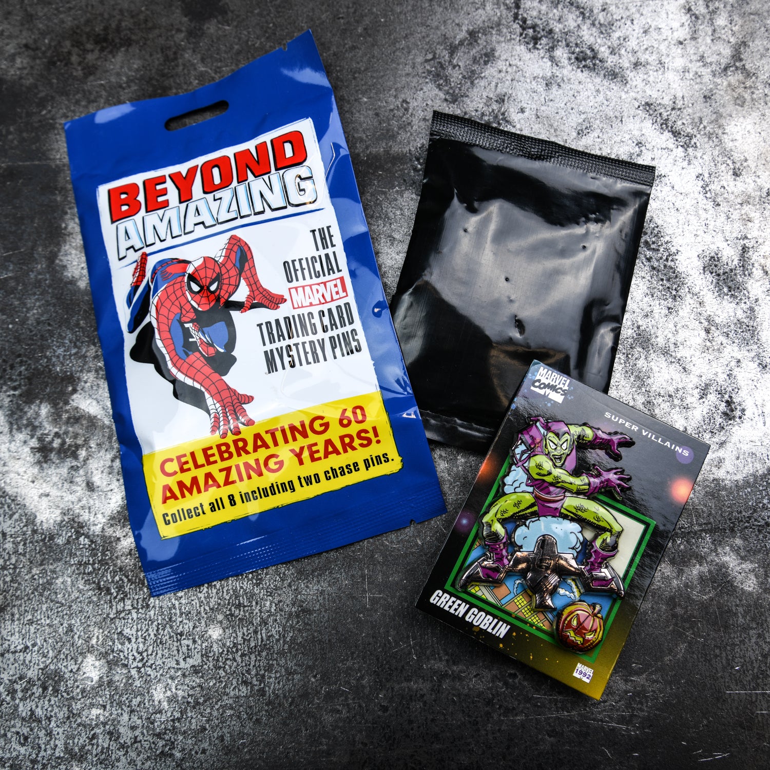 Spider-Man 60th Trading Card Mystery Pin – The Haul